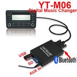 Yatour Digital Music Changer Yt-M06>Car Radio USB/SD/Aux/Bluetooth MP3 Kit/Player